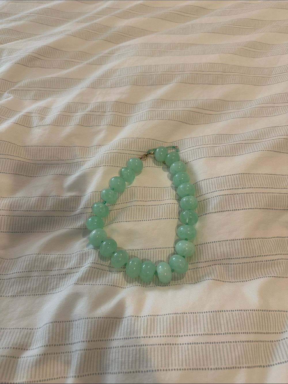 Baublebar Joan Green Jade Bead Necklace - Precious Necklace - Picture 2 of 3